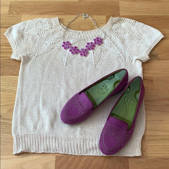 NIB📍FIRM📍NAYA Studded Suede Loafers Box&Dust bag - Picture 7 of 16